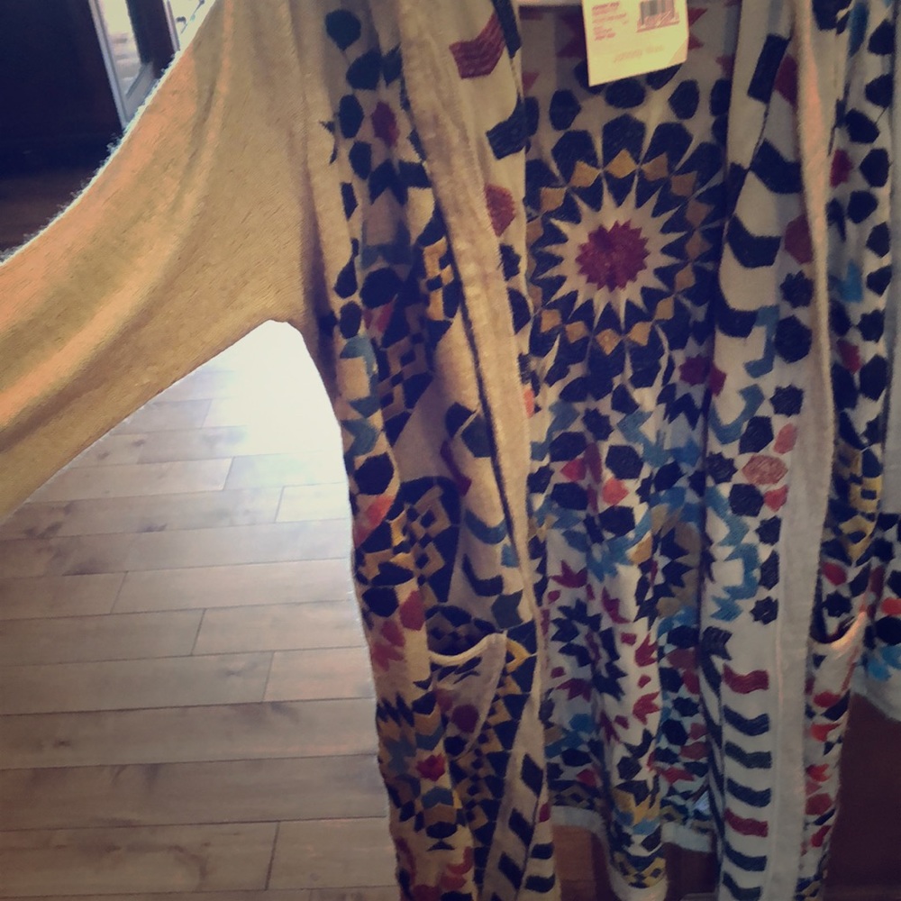 Johnny was hooded cardi